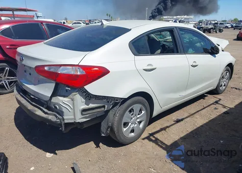 2015 Kia Forte Lx из США, поврежденный, VIN KNAFK4A6XF5416449